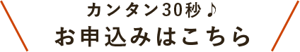 カンタン30秒、お申し込みはこちらか
