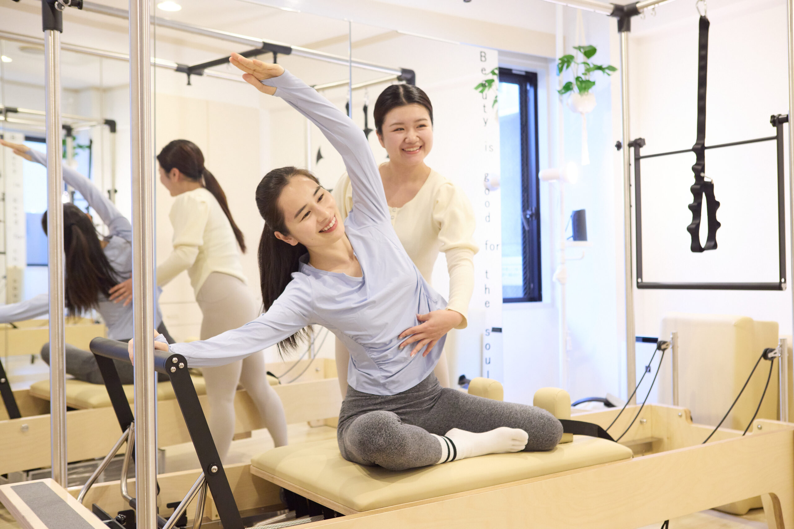 完全個室で1人1人に最適化した<br />
パーソナルレッスン